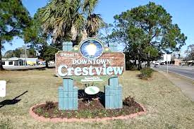 Crestview, Florida Welcome Sign
