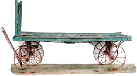 A vintage railroad station wagon