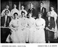 Hattiesburg High Graduating Class, 1908