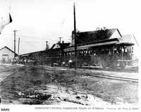 Sumrall, Mississippi Central Passenger Train, early 1900's