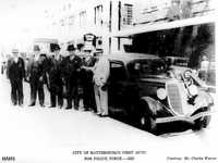 First police automobile, 1933