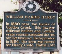 Hardy historical marker