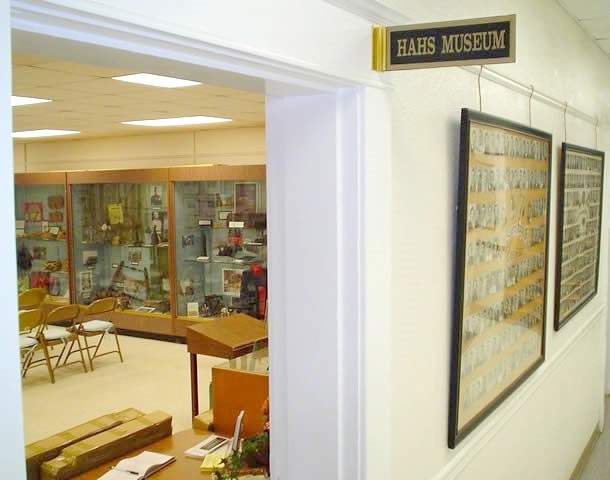 Hallway entrance to the HAHS Museum