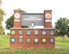 Hagerstown, Maryland Welcome Sign