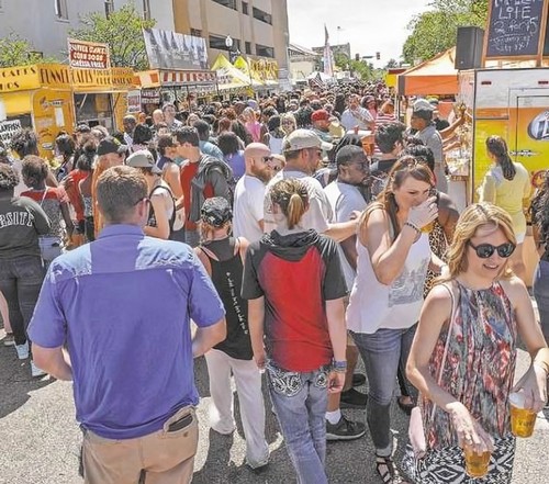 Hubfest 2022 street scene