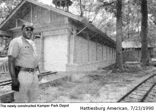 The New Kamper Park train depot in 1998