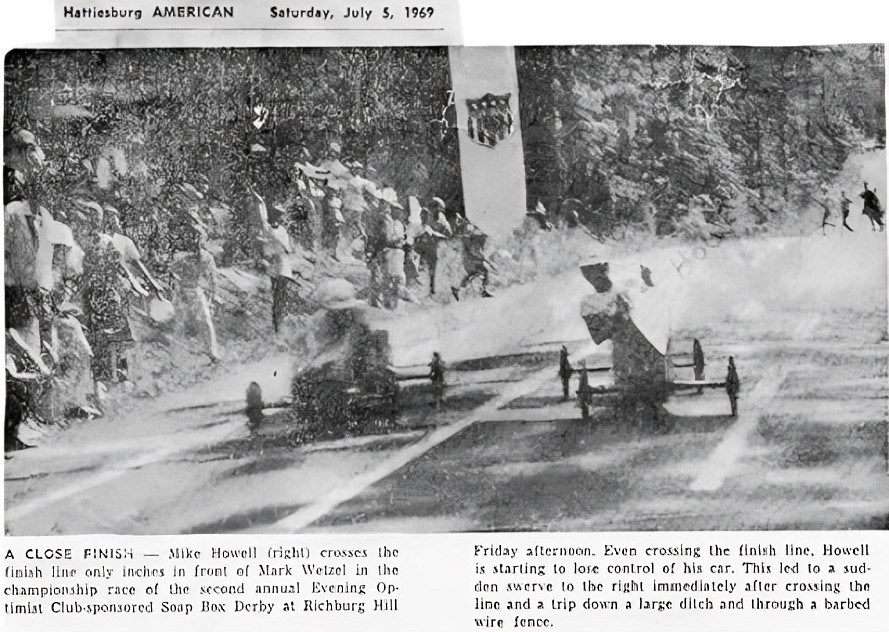 Mike Howell & Mark Wetzel compete, 1969