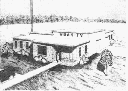 Original drawing of WDAM studio