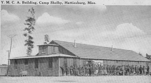 YMCA building at Camp Shelby